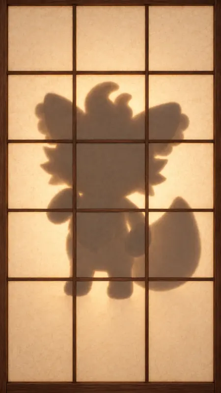 未発見のキャラクターのシルエット
